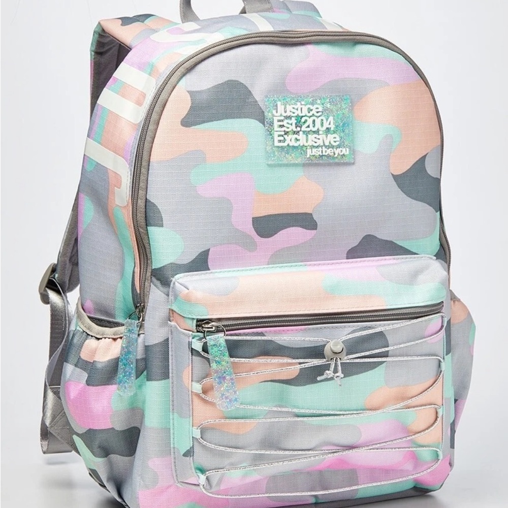 Justice Pastel Camo Backpack
